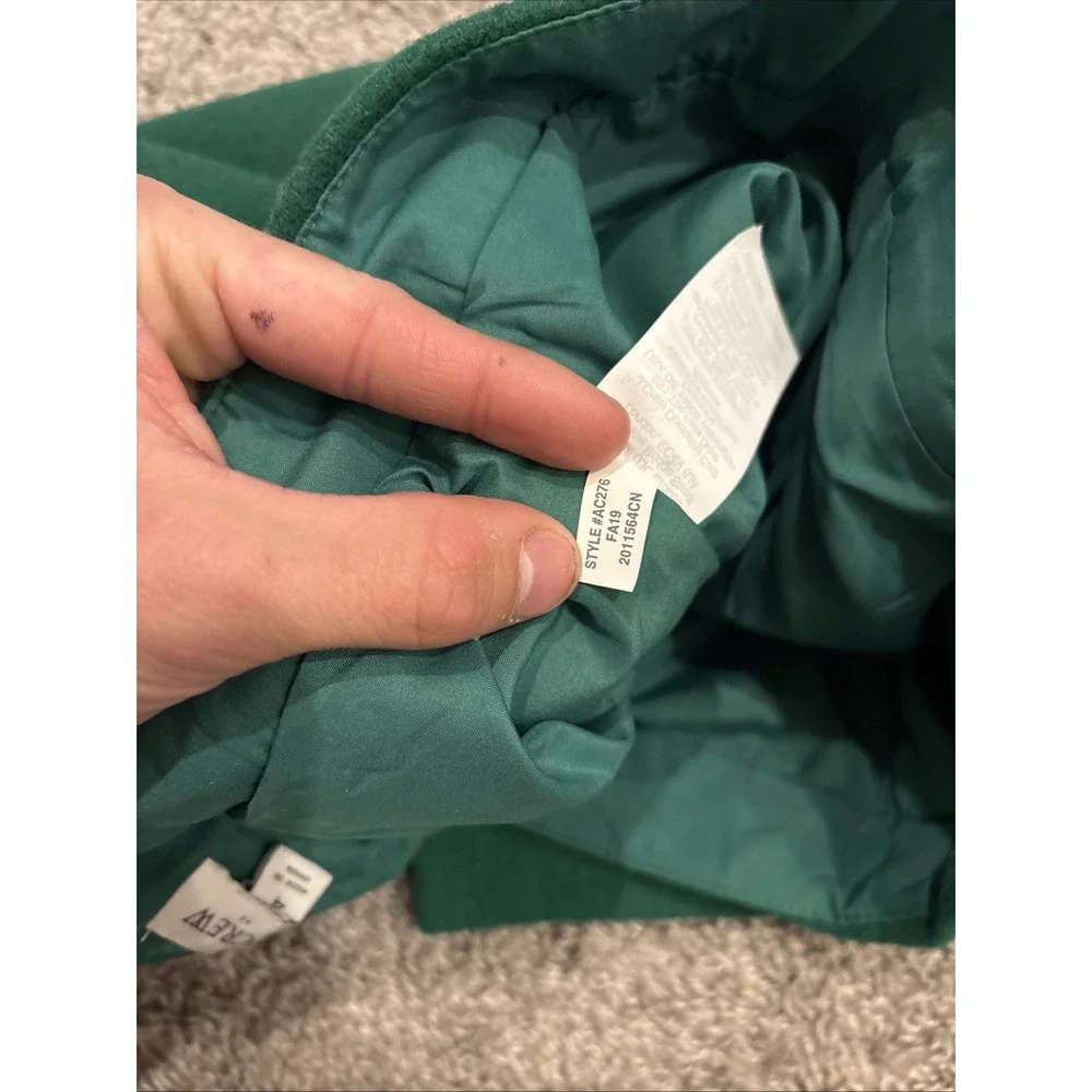J. Crew Green Wool Blend Pencil Skirt AC276 Size 4 Casual Dress Work